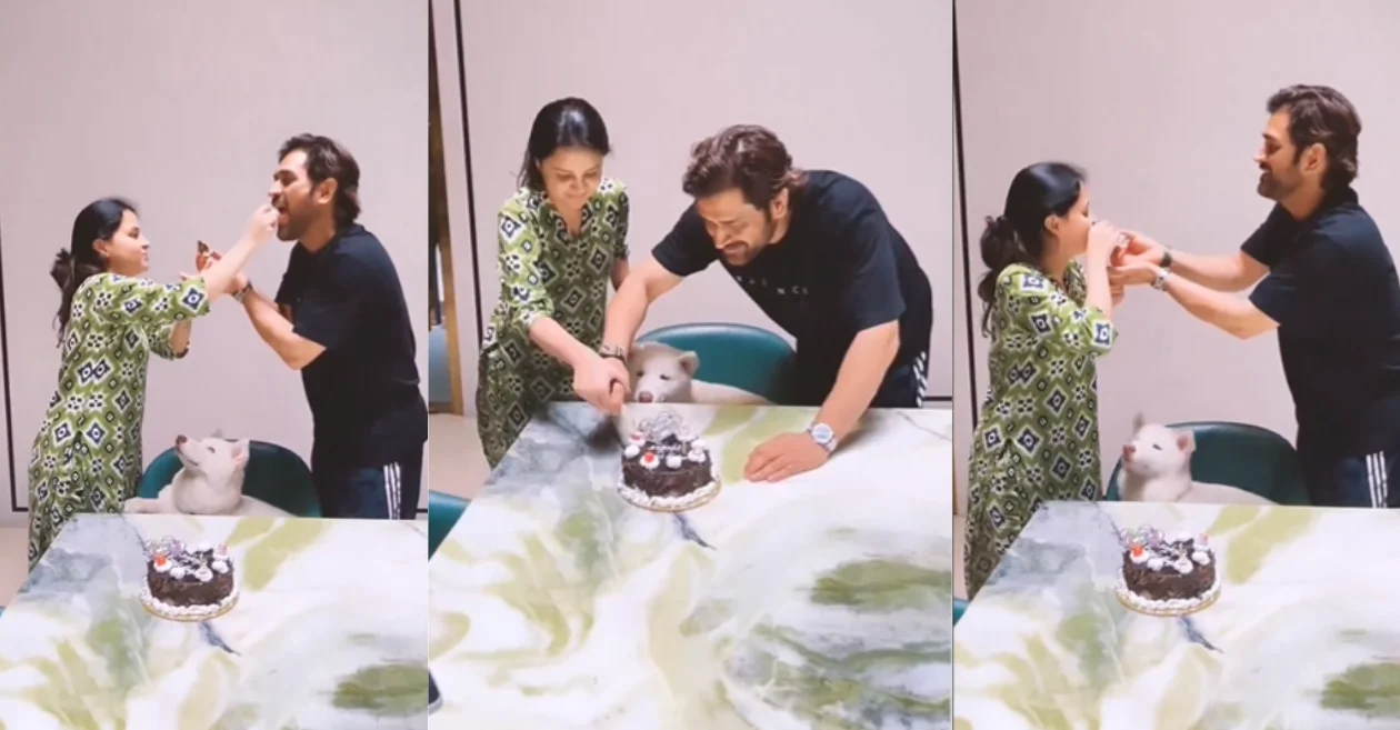 WATCH: MS Dhoni and Sakshi celebrate 14 years of togetherness