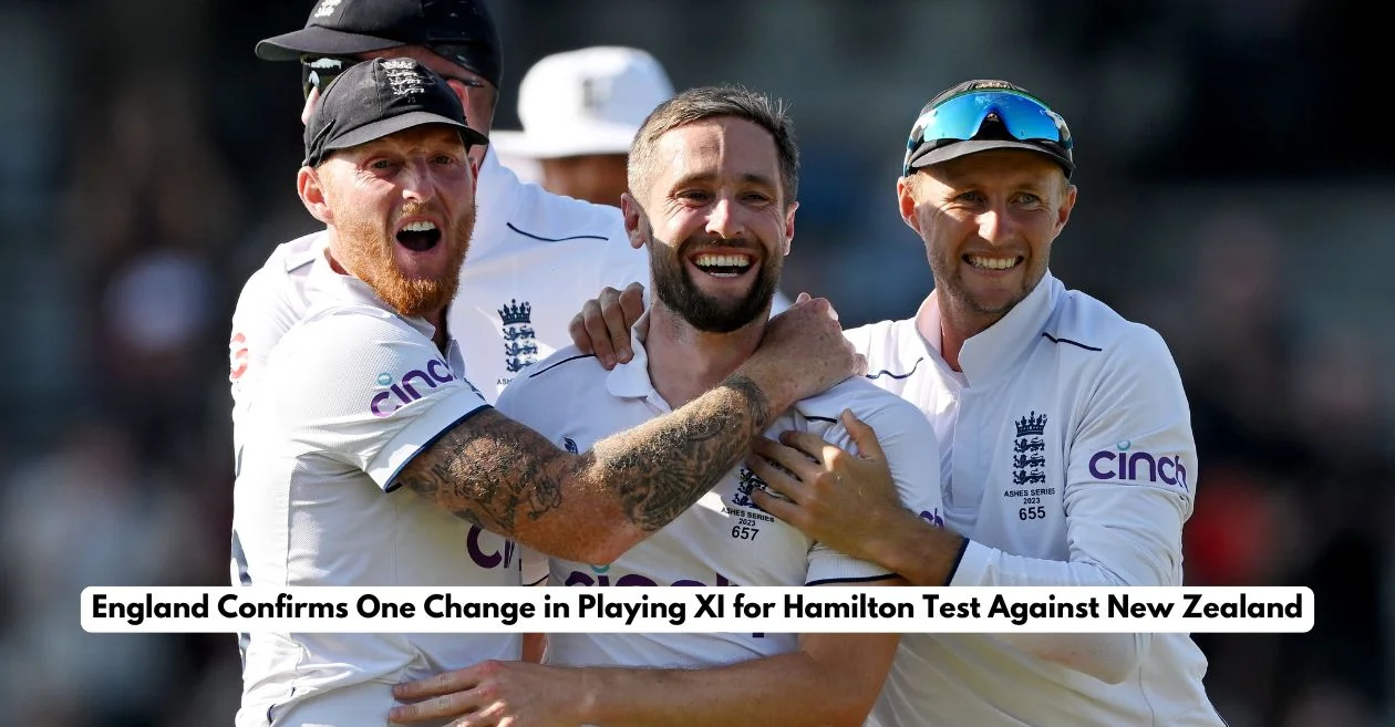 ENG vs NZ 2024: England announces playing XI with one change for Hamilton Test against New Zealand