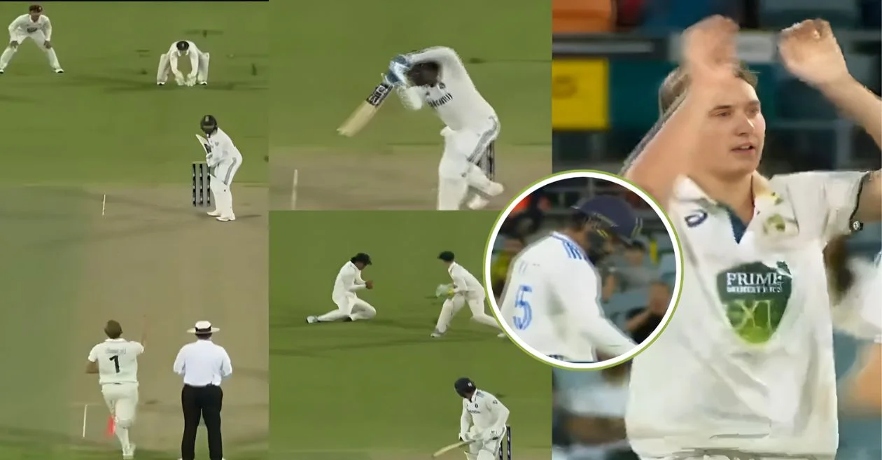 WATCH: Rohit Sharma falls for a low score in pink-ball practice game against Australia PM’s XI