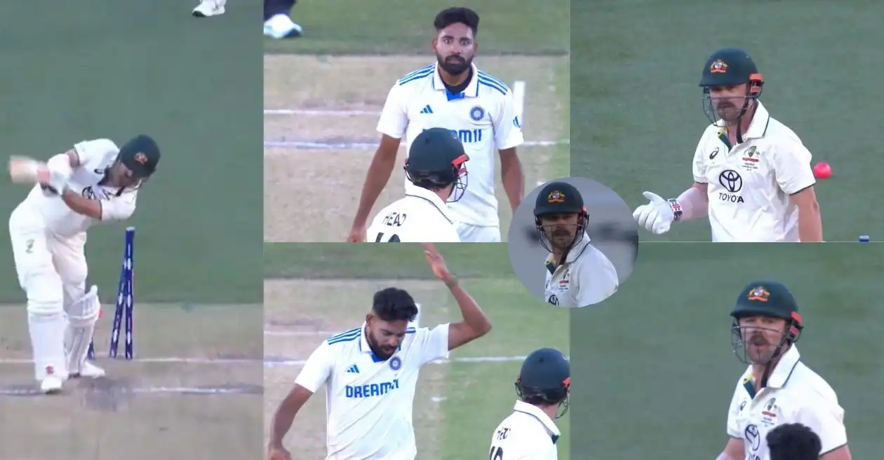 WATCH: Travis Head drops ‘F’ bomb after receiving a fiery send off from Mohammed Siraj on Day 2 of Pink Ball Test – AUS vs IND