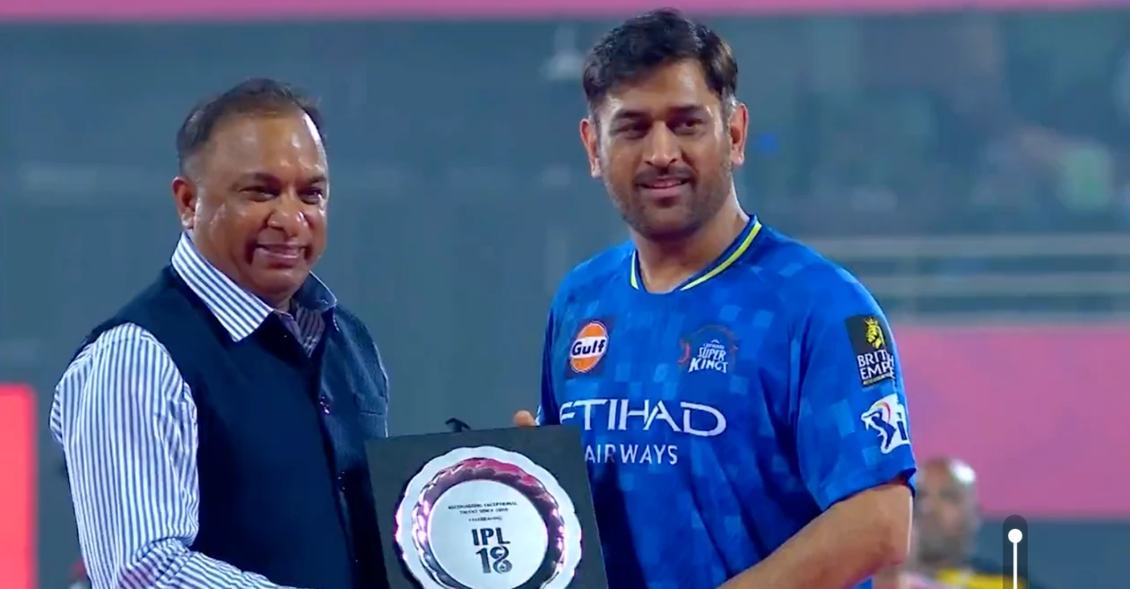 WATCH: BCCI facilitates MS Dhoni for his infinite memories to the IPL