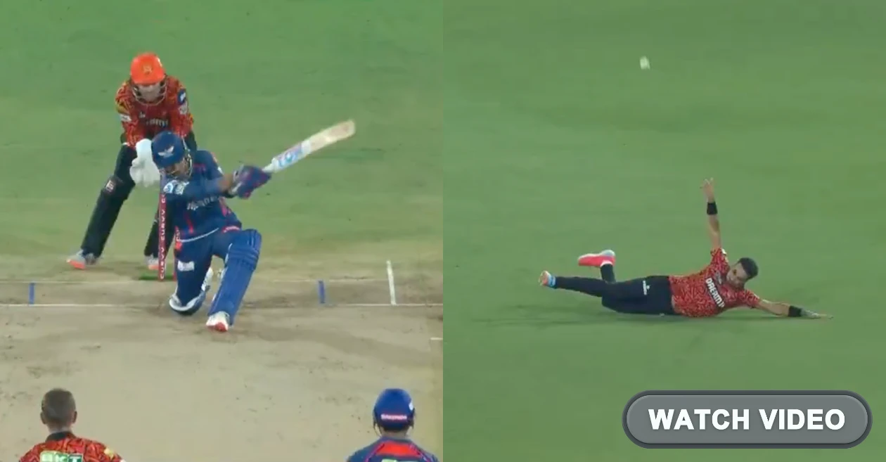 WATCH: Harshal Patel takes a stunning catch to dismiss Ayush Badoni in SRH vs LSG 2025 IPL clash
