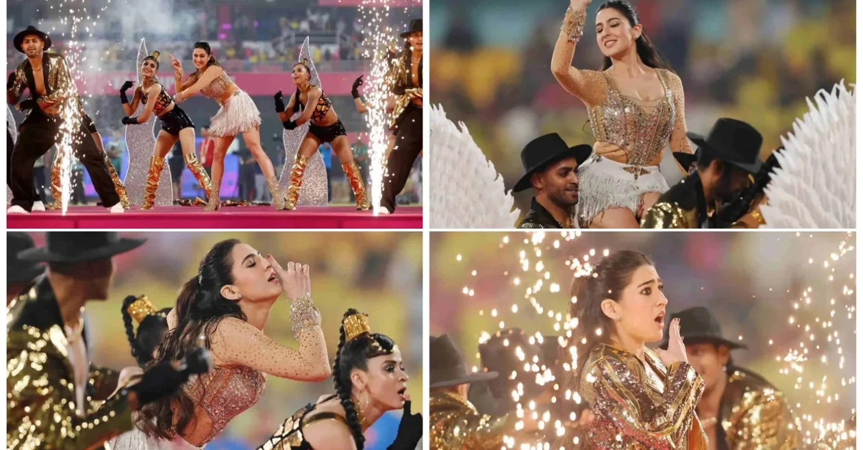 WATCH: Sara Ali Khan wows Guwahati crowd with her sizzling dance moves at IPL 2025 Opening Ceremony