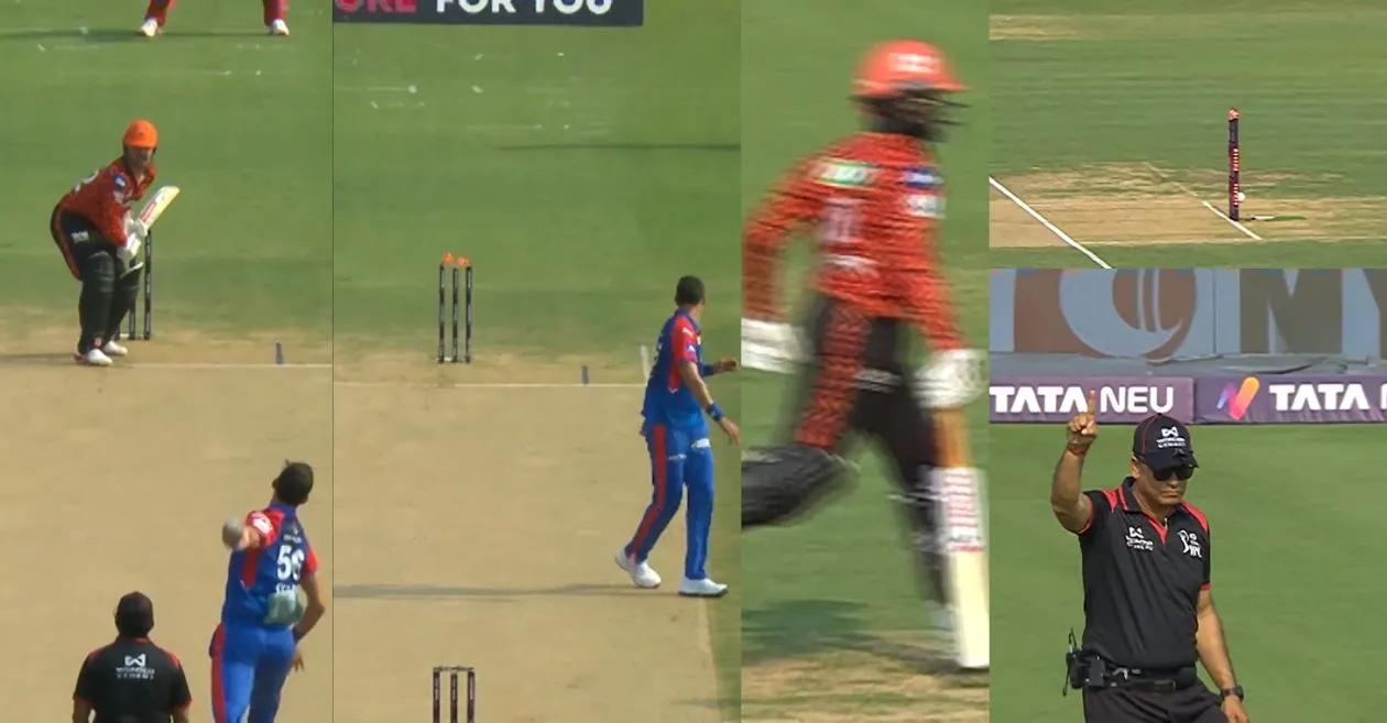 IPL 2025 [WATCH]: Vipraj Nigam’s brilliant throw ends Abhishek Sharma’s stay during DC vs SRH clash