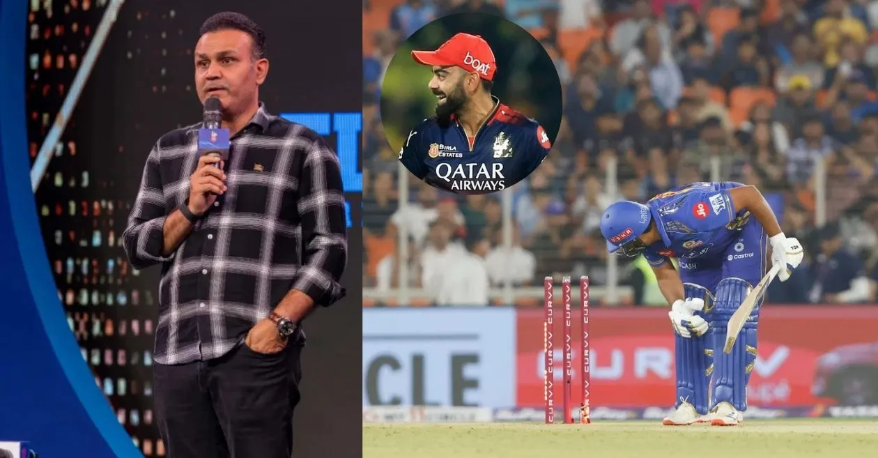 IPL 2025: Virender Sehwag takes dig at Rohit Sharma’s form in a fiery Virat Kohli comparison