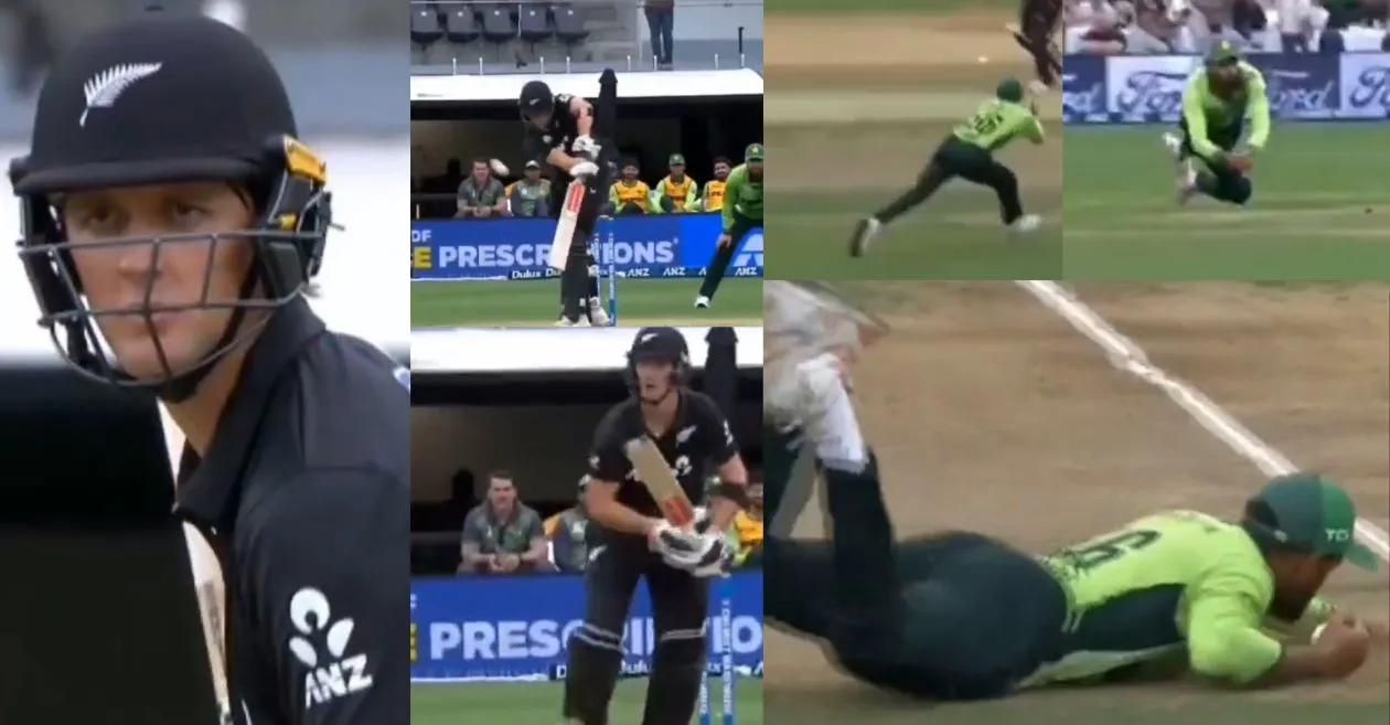 WATCH: Babar Azam grabs a stunner to dismiss Rhys Mariu in NZ vs PAK 2nd ODI