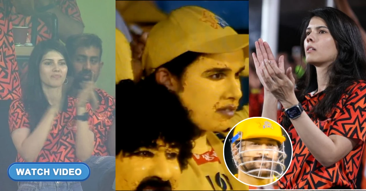 WATCH: CSK fans stunned as SRH owner Kavya Maran celebrates MS Dhoni’s dismissal at Chepauk – IPL 2025