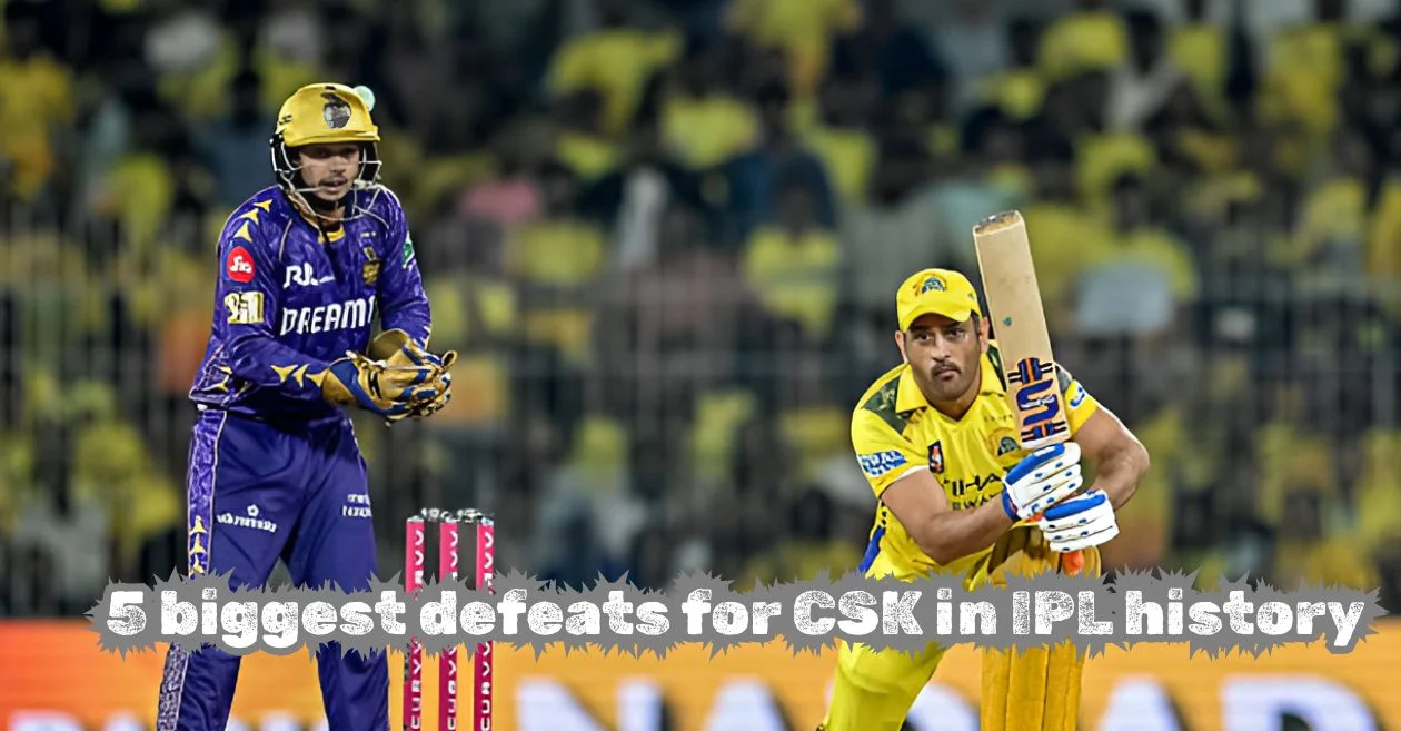 5 biggest IPL defeats for CSK by balls remaining