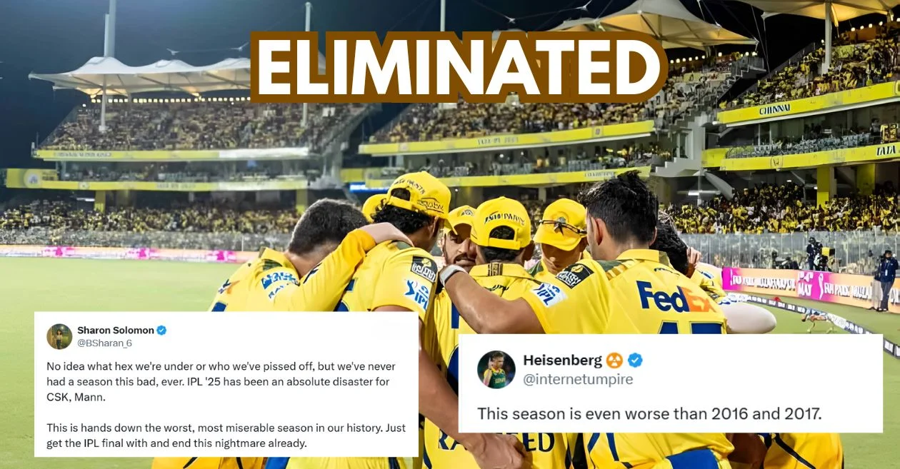 Fans react as Punjab Kings knocks out five-time champion CSK from the IPL 2025