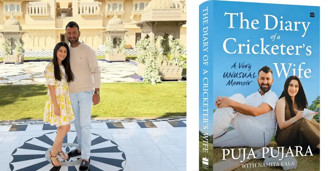 Cheteshwar Pujara unveils book on his life penned by wife Puja Pujara
