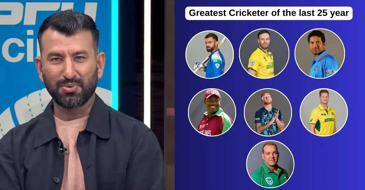 Cheteshwar Pujara picks the greatest cricketer of the last 25 years