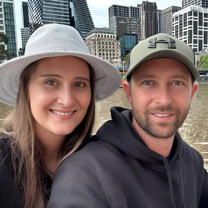 Devon Conway and Kim Conway