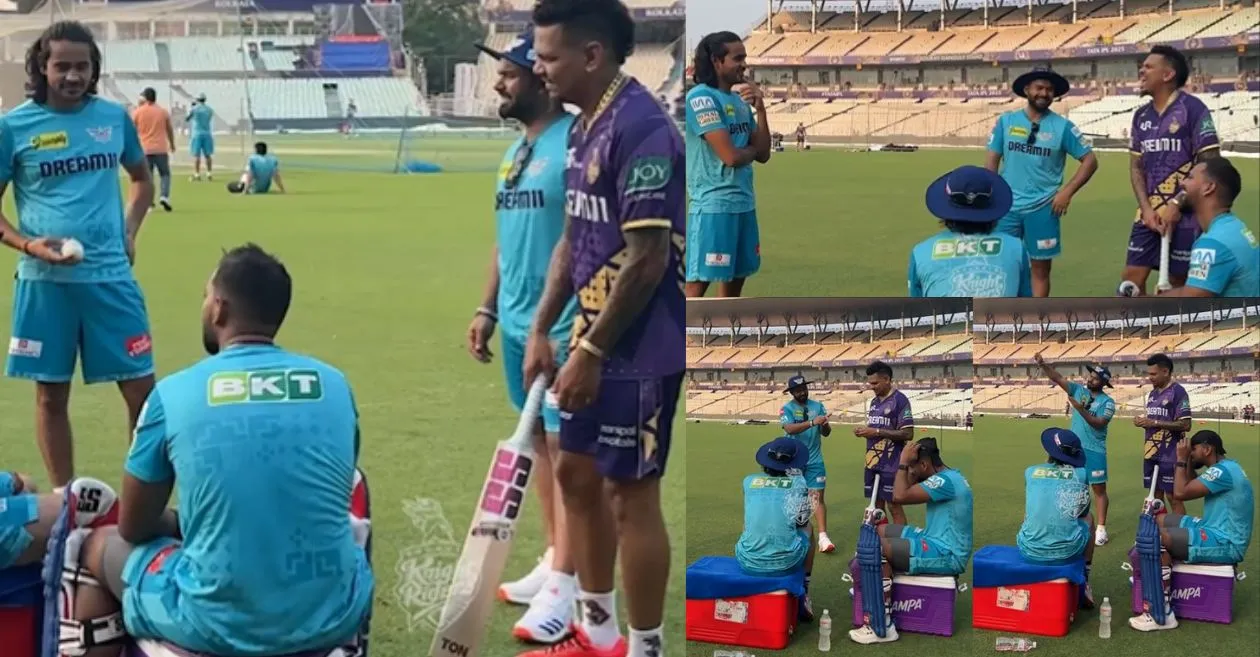 WATCH: Digvesh Rathi’s hilarious response behind notebook celebration leaves Sunil Narine, Rishabh Pant in splits