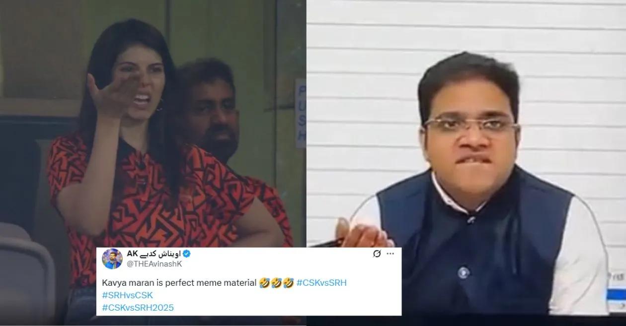 IPL 2025: Fans cackle over Kavya Maran’s weird reaction after Kamindu Mendis misses a free-hit during CSK vs SRH match