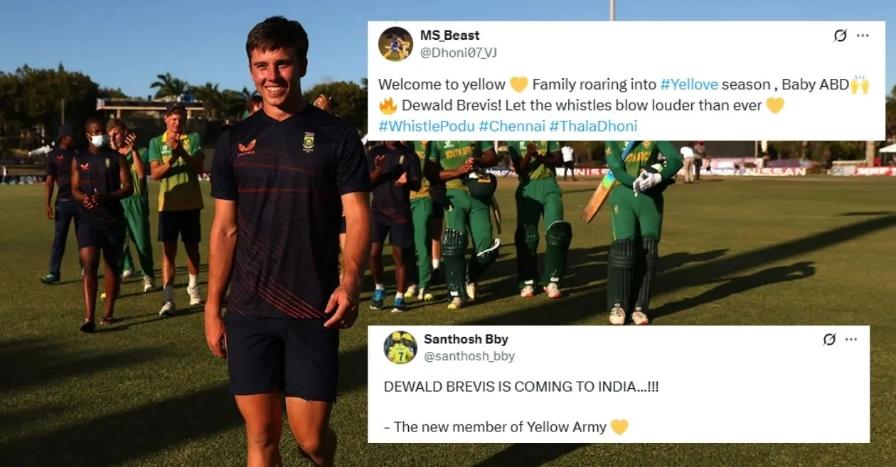 Fans erupt in jubilation as CSK sign in Dewald Brevis for IPL 2025