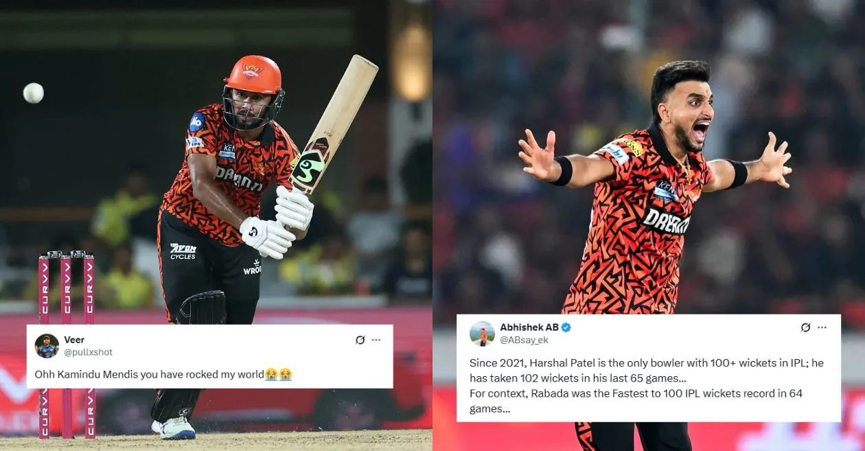 Fans go berserk as Kamindu Mendis and Harshal Patel take SRH to their first-ever win over CSK at Chepauk in IPL 2025