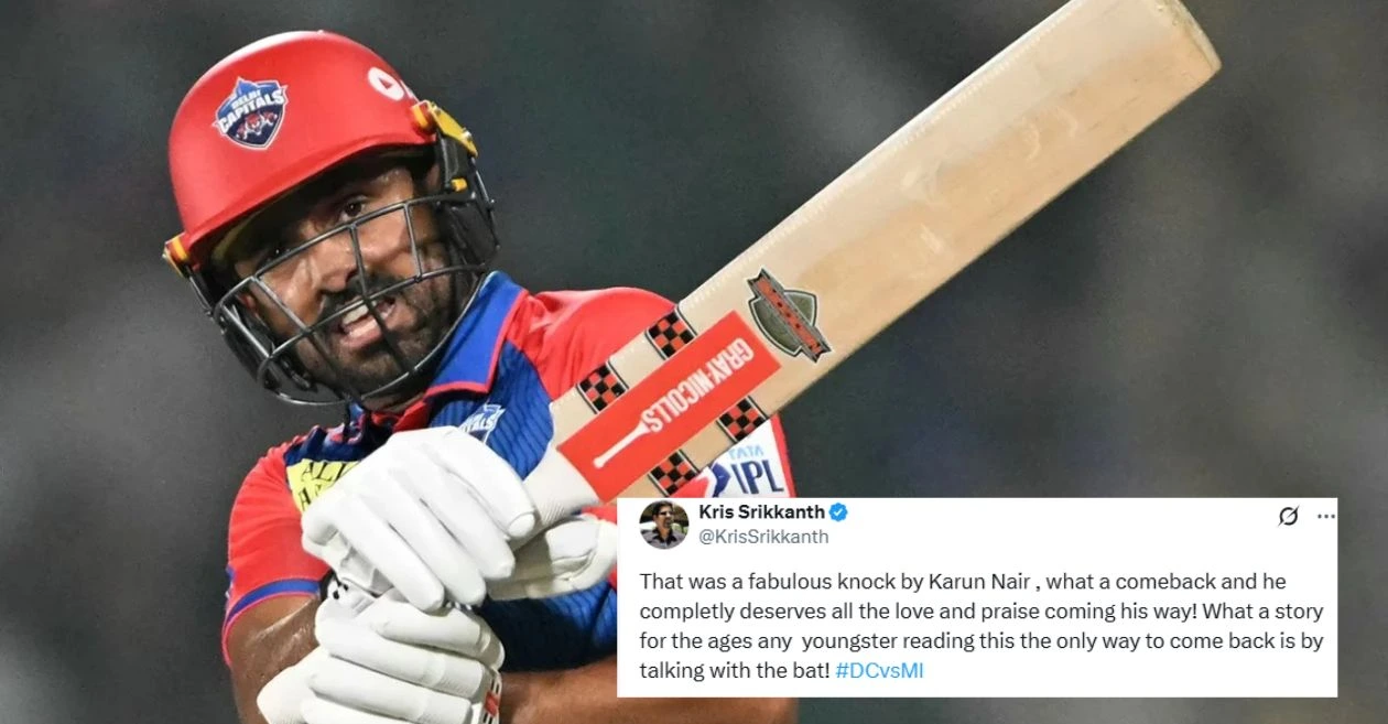 Fans react as Karun Nair’s explosive knock goes in vain; Karn Sharma lead MI to a thrilling win over DC in IPL 2025