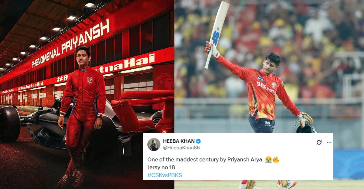 Fans go gaga as Priyansh Arya’s explosive ton lead PBKS to an emphatic win over CSK in IPL 2025