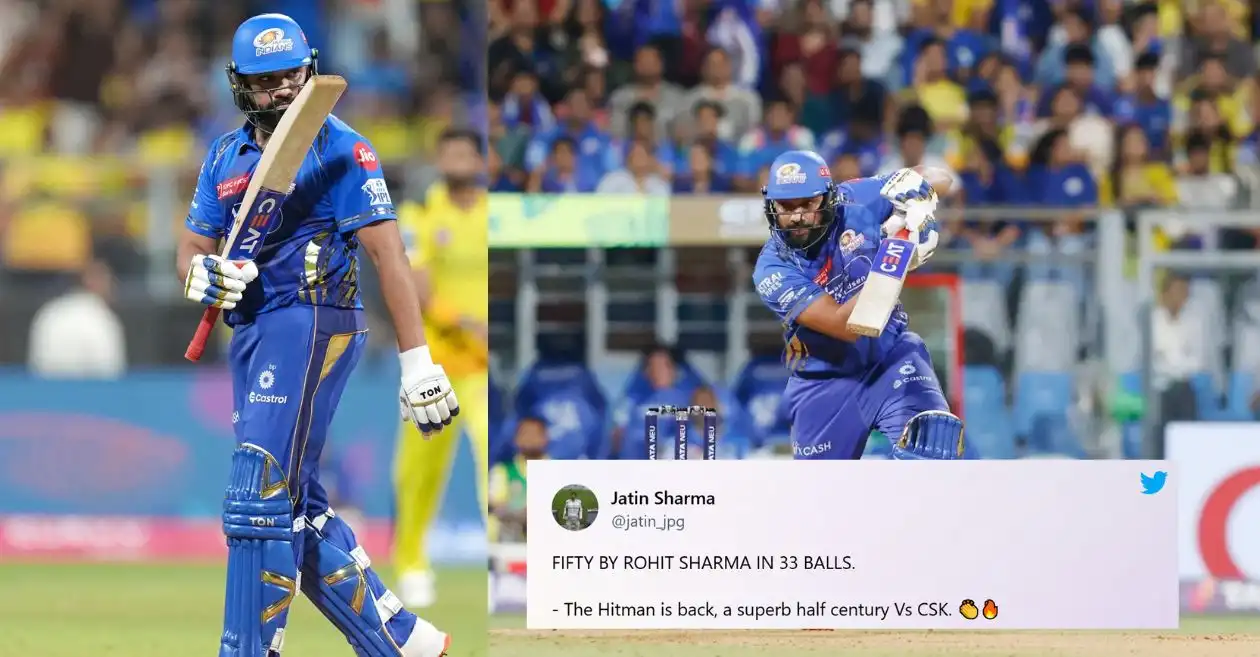 ‘Hitman is back’: Fans erupt as Rohit Sharma slams maiden IPL 2025 fifty in MI vs CSK clash at Wankhede