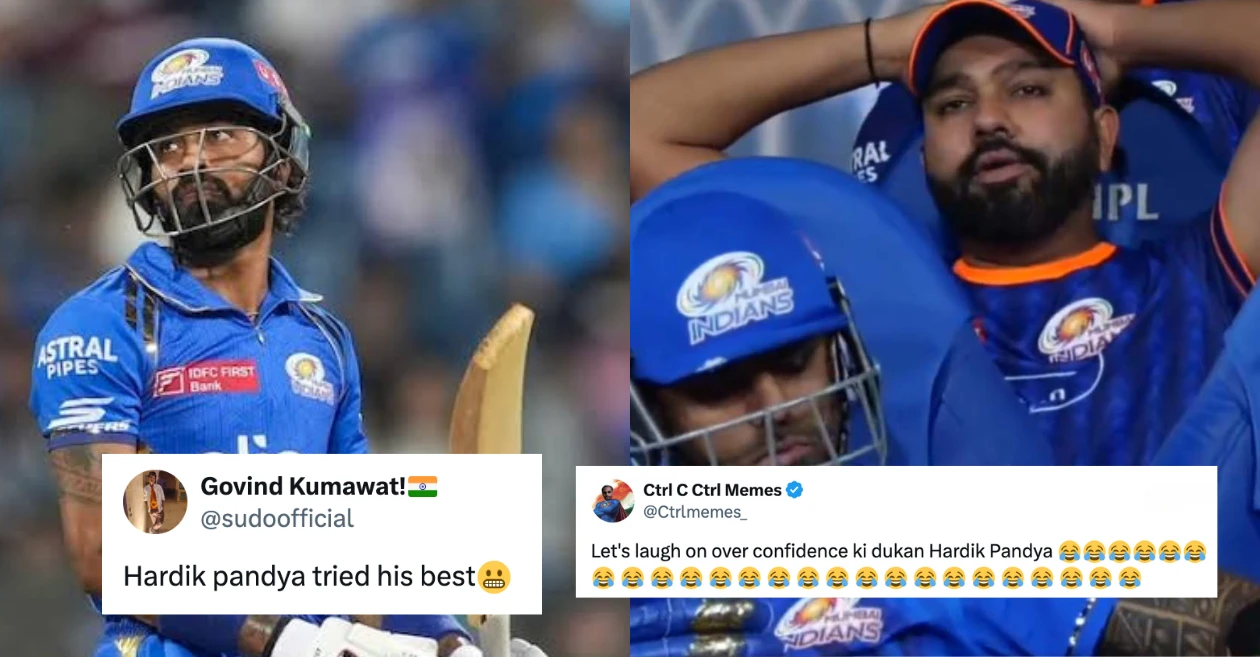IPL 2025: Fans react as MI captain Hardik Pandya fails to finish the game against LSG