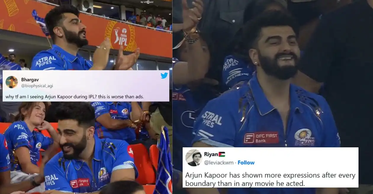 Fans roast Arjun Kapoor for supporting Mumbai Indians in IPL 2025 clash against SRH