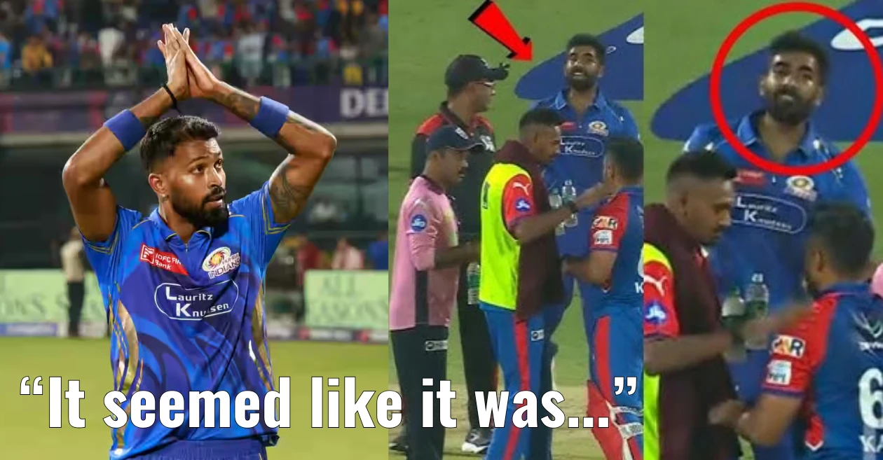 Hardik Pandya reacts to Karun Nair’s batting performance amidst his on-field altercation with Jasprit Bumrah