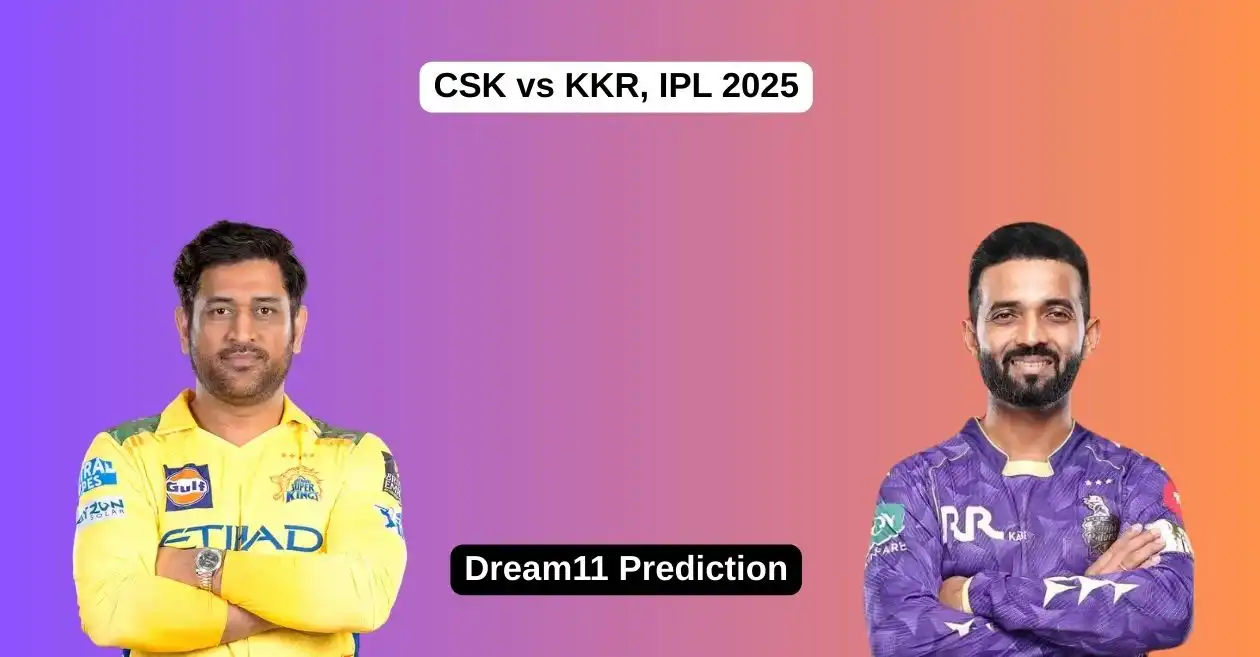 CSK vs KKR, IPL 2025: Match Prediction, Dream11 Team, Fantasy Tips and Pitch Report | Chennai Super Kings vs Kolkata Knight Riders