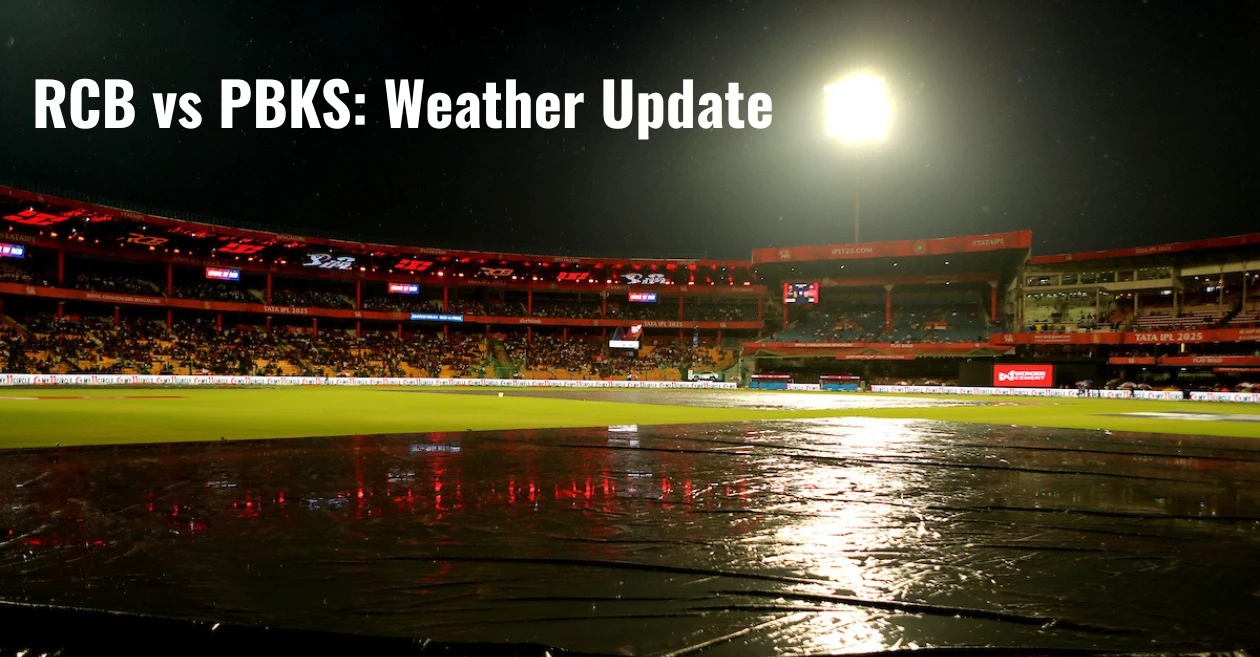 IPL 2025, RCB vs PBKS: Bengaluru Weather Update – Rain threat in today’s match at M. Chinnaswamy Stadium