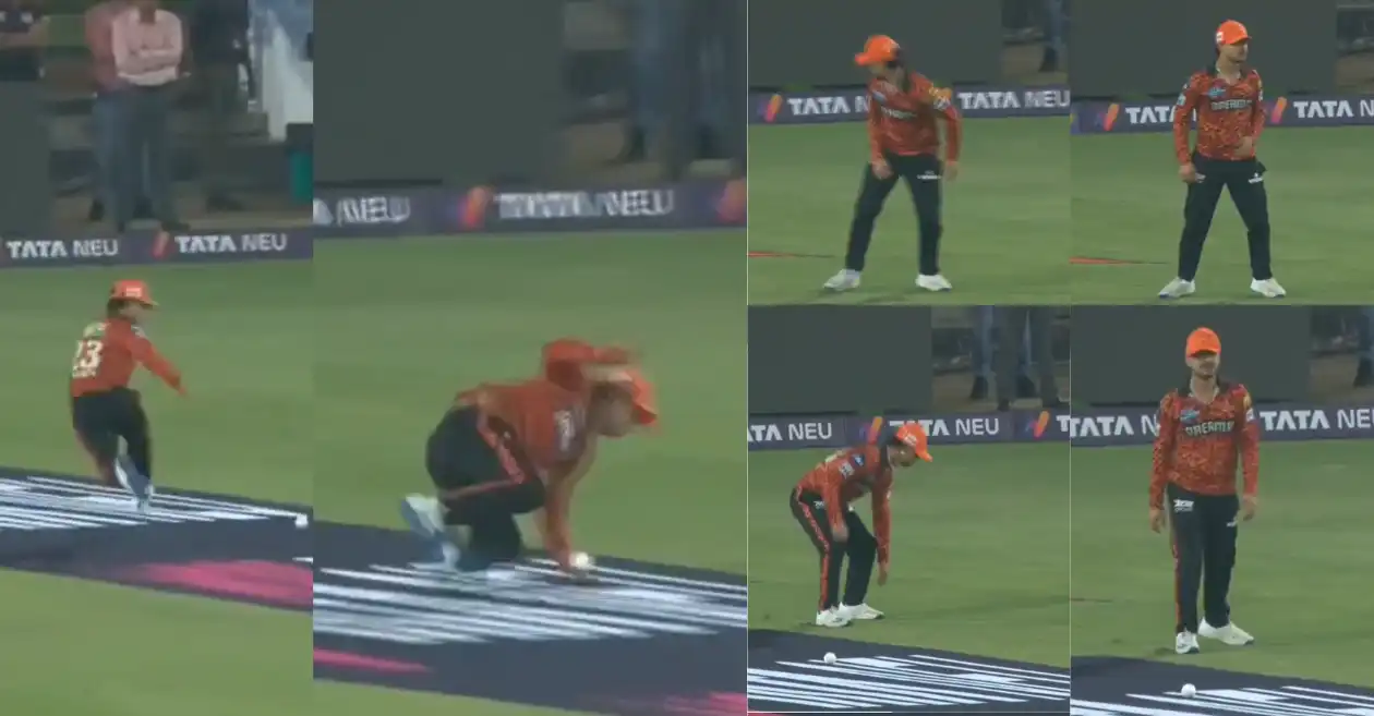 WATCH: Ishan Kishan loses track of the ball in comedy of errors during SRH vs PBKS match at IPL 2025