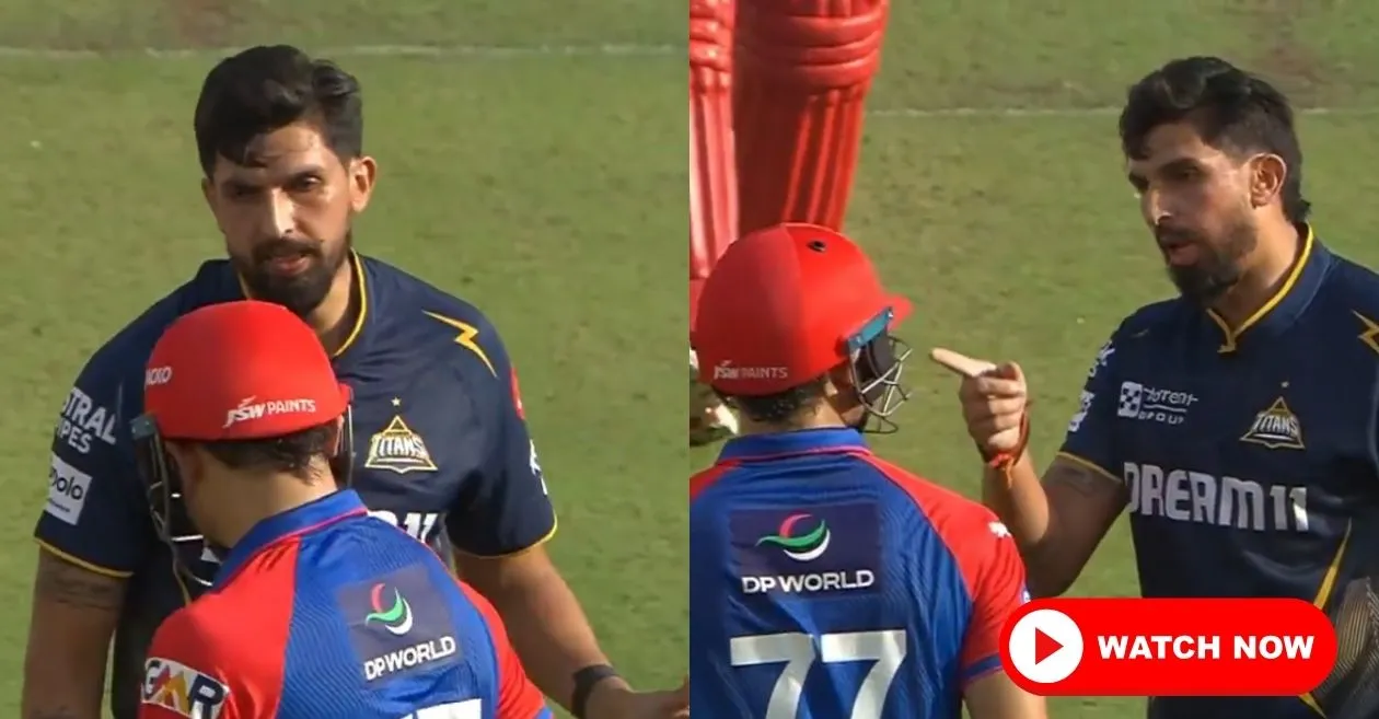IPL 2025 [WATCH]: Ishant Sharma and Ashutosh Sharma engage in a verbal altercation during GT vs DC game