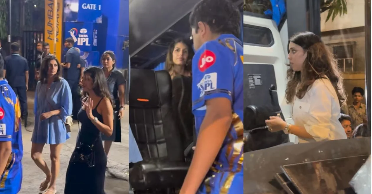 WATCH: Hardik Pandya’s rumoured girlfriend Jasmin Walia boards MI’s team bus with Ritika Sajdeh and others after KKR match – IPL 2025