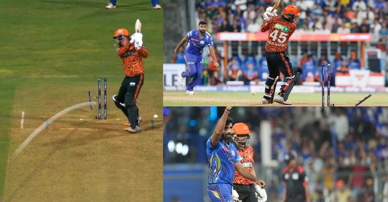 IPL 2025 [WATCH]: Jasprit Bumrah’s lethal delivery knocks Heinrich Klaasen’s off-stump out of the ground during MI vs SRH clash