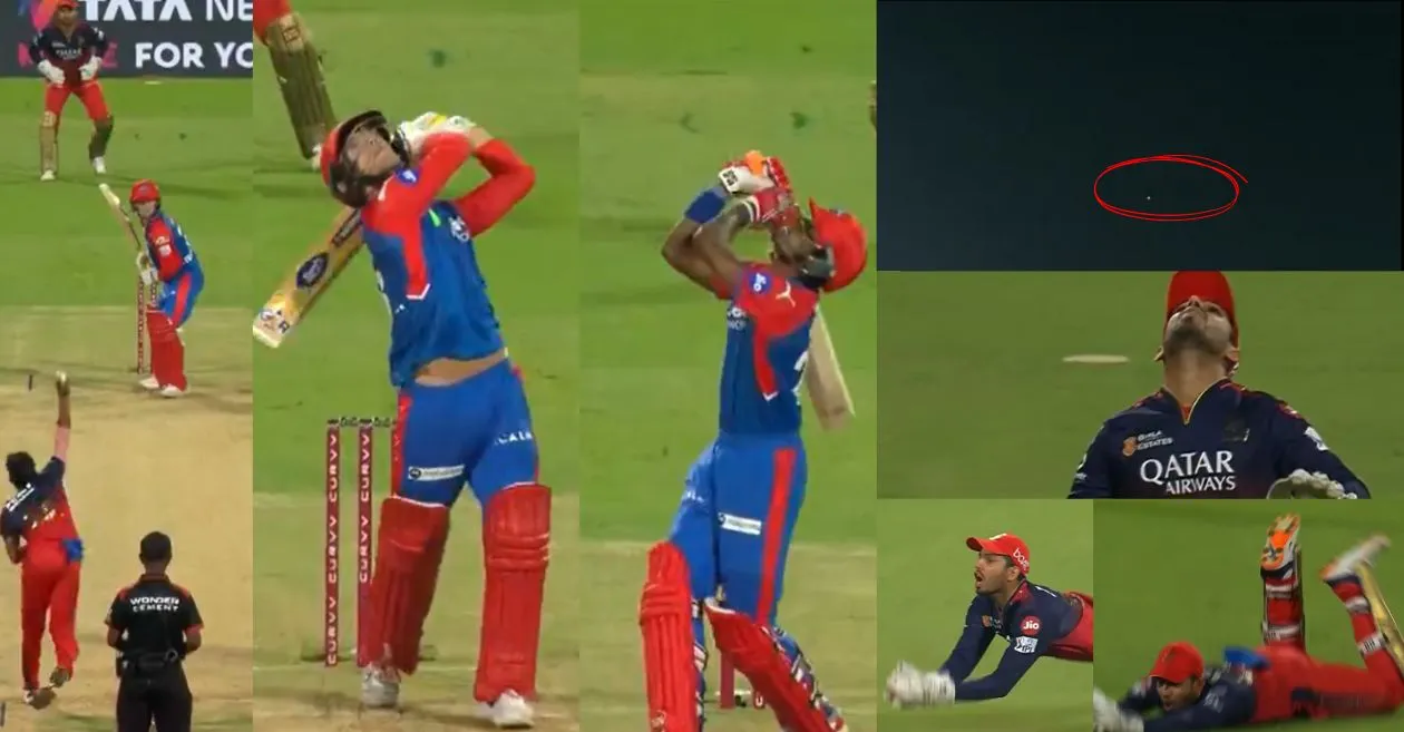 WATCH: Jitesh Sharma grabs two sky high catches to dismiss Jake Fraser-McGurk and Abhishek Porel during RCB vs DC game in IPL 2025