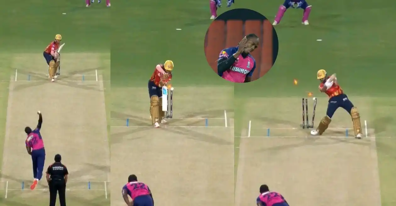 IPL 2025 [WATCH]: Jofra Archer castles Priyansh Arya and Shreyas Iyer with fiery pace in PBKS vs RR clash