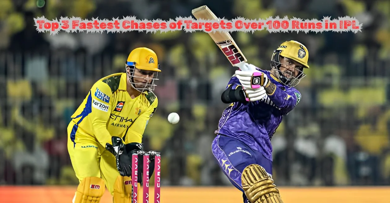 Top 3 fastest chases of 100+ run target in the IPL