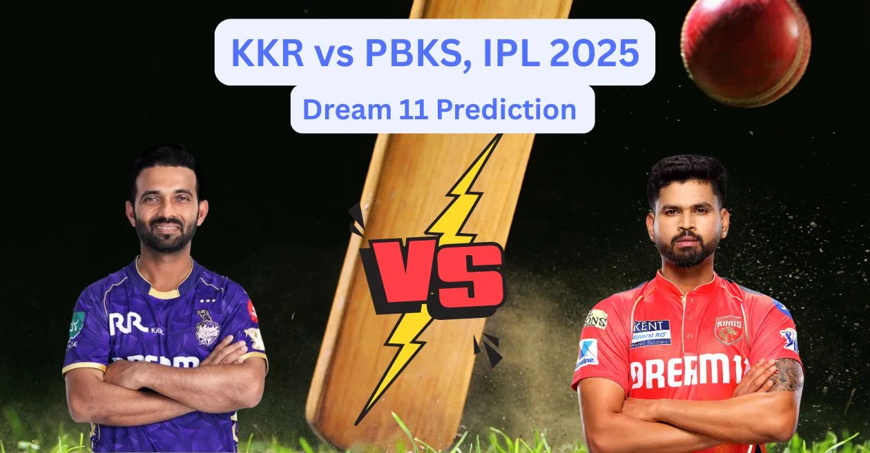 KKR vs PBKS, IPL 2025: Match Prediction, Dream11 Team, Fantasy Cricket Tips and Pitch Report | Kolkata Knight Riders vs Punjab Kings