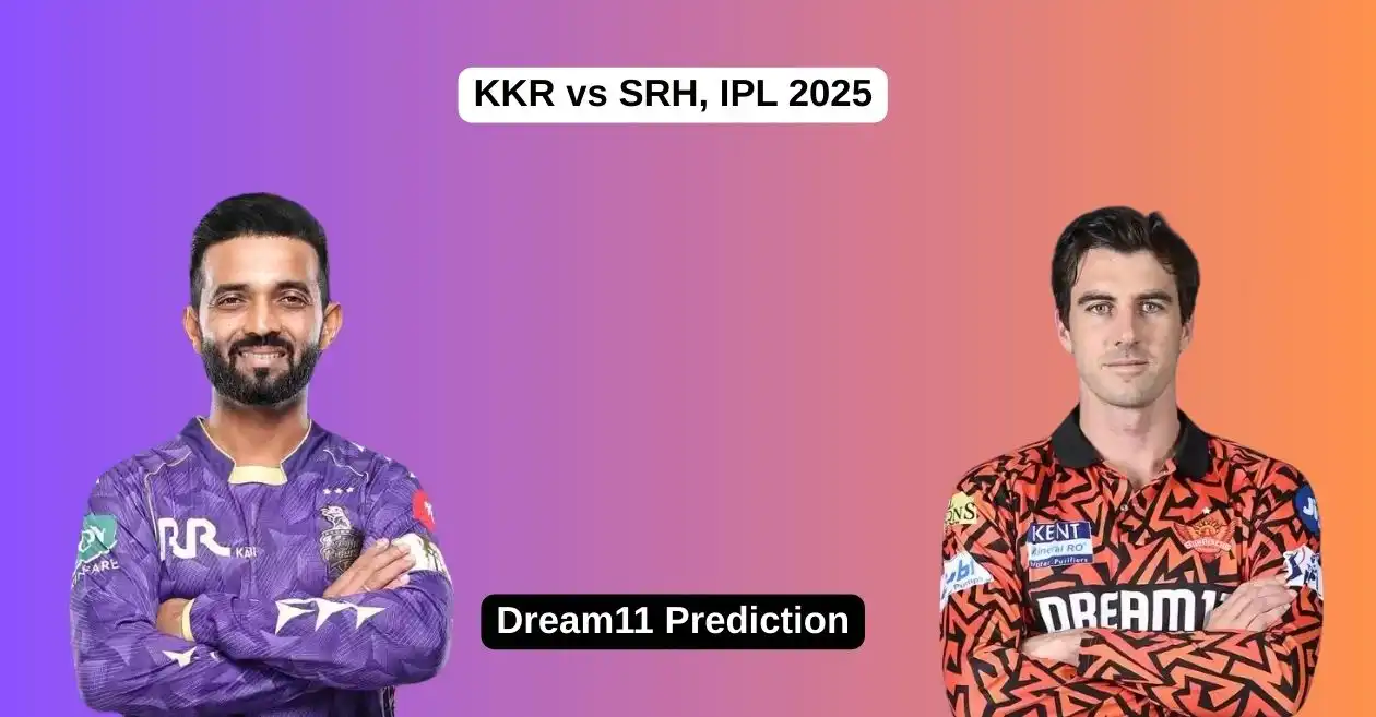 KKR vs SRH, IPL 2025: Match Prediction, Dream11 Team, Fantasy Cricket Tips and Pitch Report | Kolkata Knight Riders vs Sunrisers Hyderabad