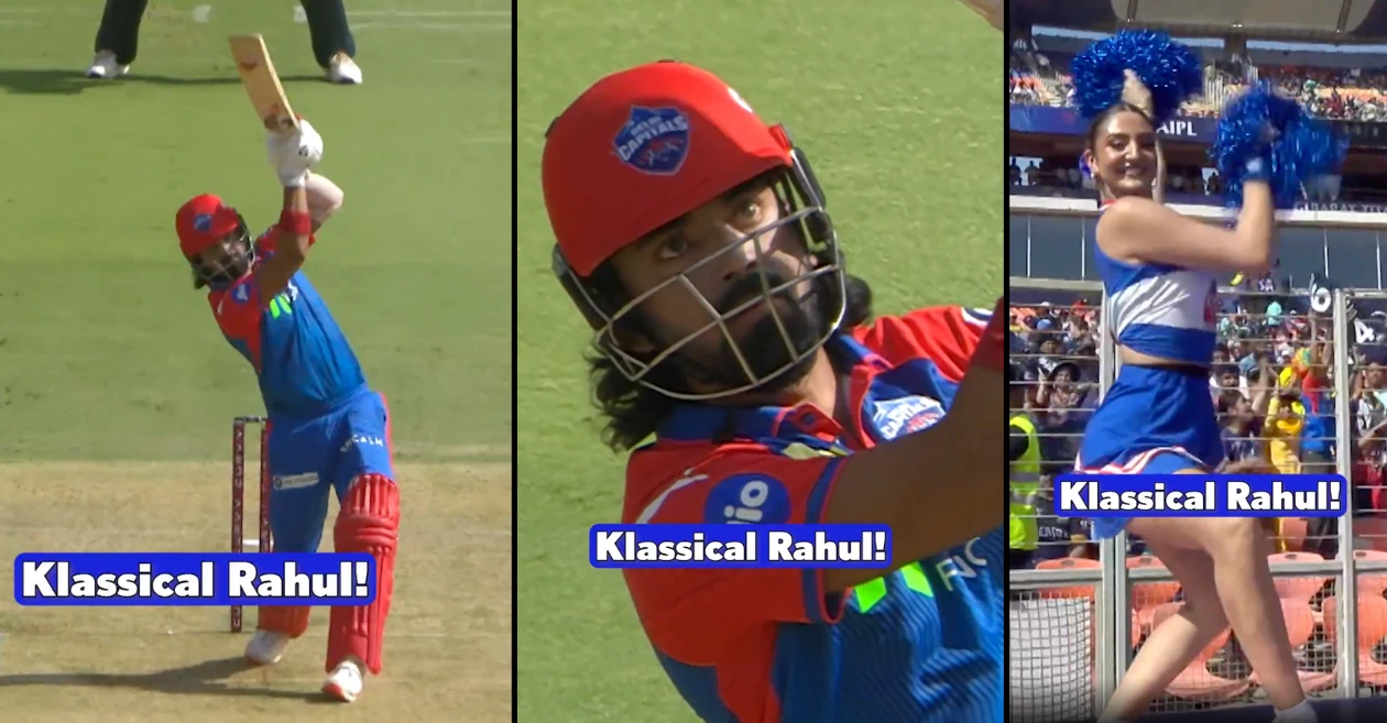 IPL 2025 [WATCH]: KL Rahul breaks Sanju Samson’s IPL sixes record, Delhi Capitals’ cheerleader enjoys the maximum against Gujarat Titans
