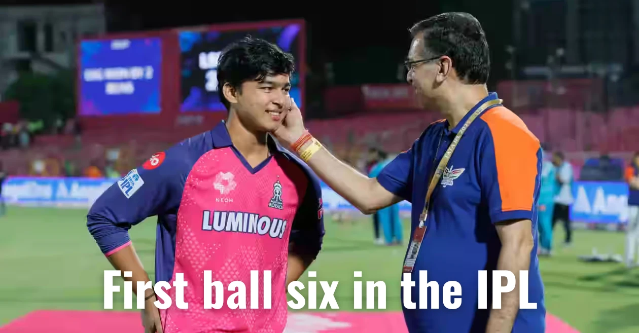 List of players to hit a six on their first ball in the IPL ft. Vaibhav Suryavanshi
