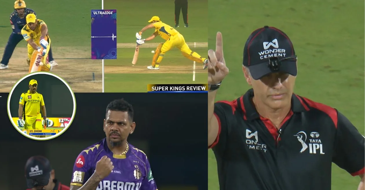 IPL 2025 [WATCH]: Sunil Narine spoils MS Dhoni’s captaincy comeback for CSK during clash against KKR