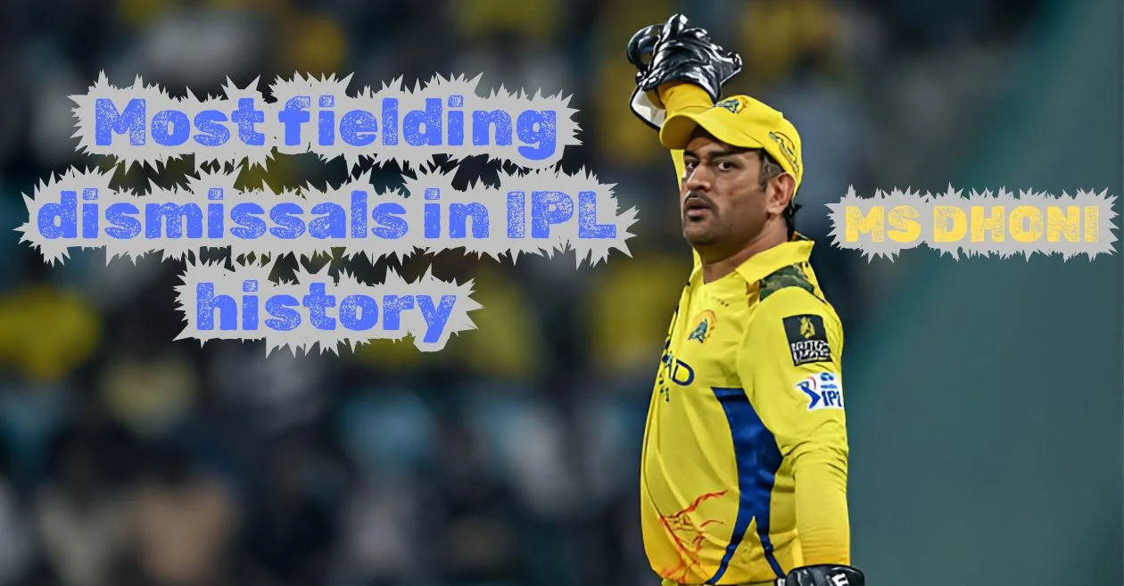 Top 5 players with the most fielding dismissals in IPL history ft. MS Dhoni