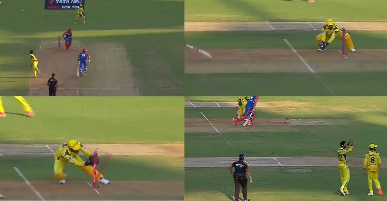 IPL 2025 [WATCH]: MS Dhoni and Ravindra Jadeja combine for a brilliant run-out of Ashutosh Sharma in CSK vs DC game