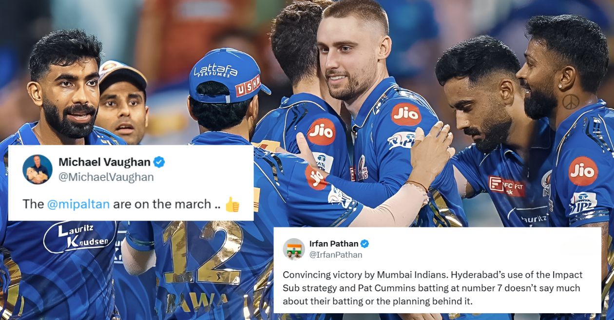 Fans react as Mumbai Indians clinch a hard-fought win over Sunrisers Hyderabad in IPL 2025