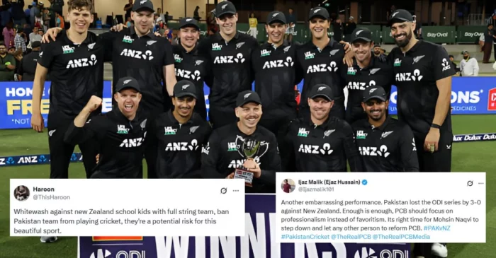 Netizens react as clinical New Zealand complete 3-0 whitewash against Pakistan in the ODI series
