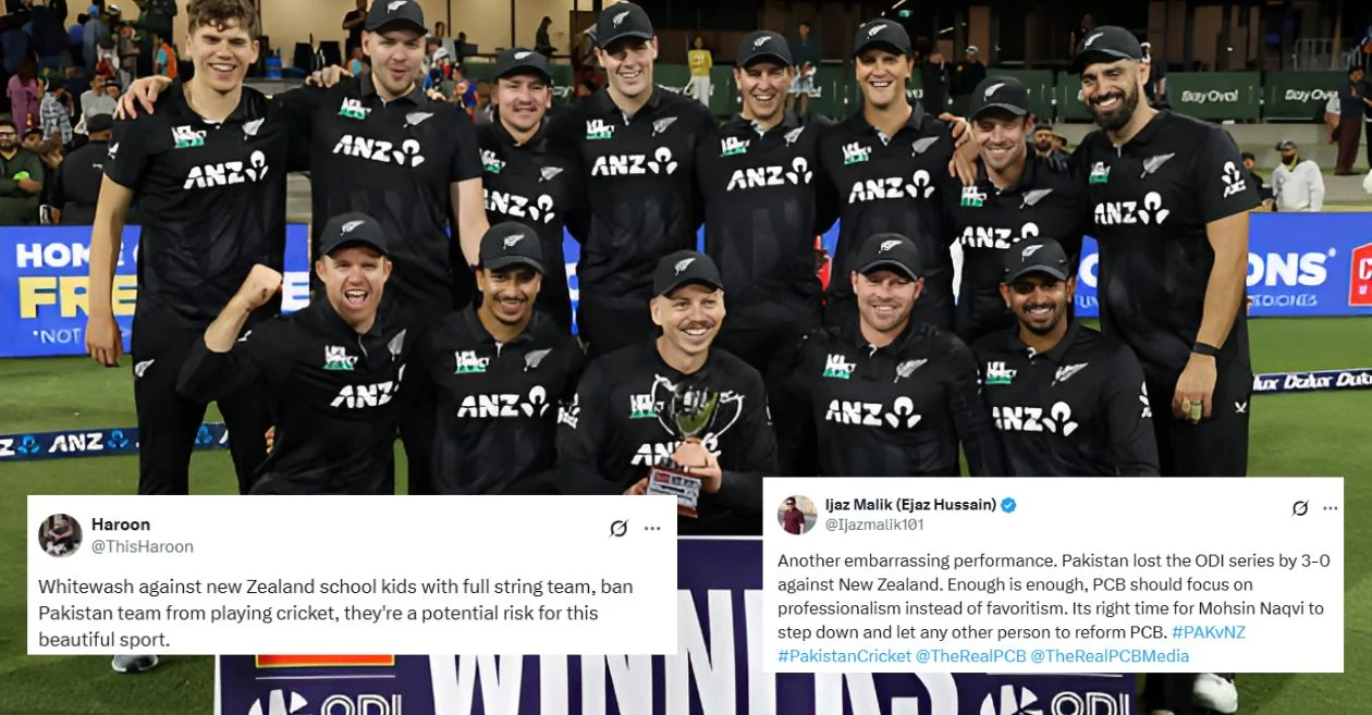 Netizens react as clinical New Zealand complete 3-0 whitewash against Pakistan in the ODI series