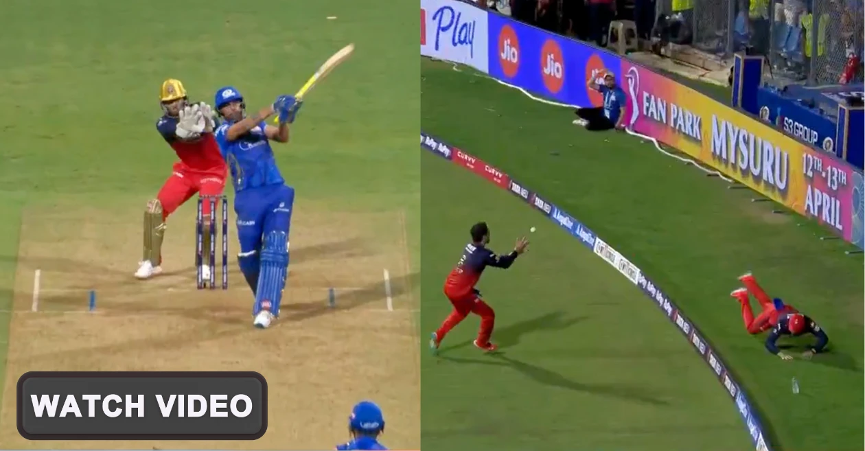 WATCH: Phil Salt and Tim David’s tag-team effort to dismiss Deepak Chahar in IPL 2025