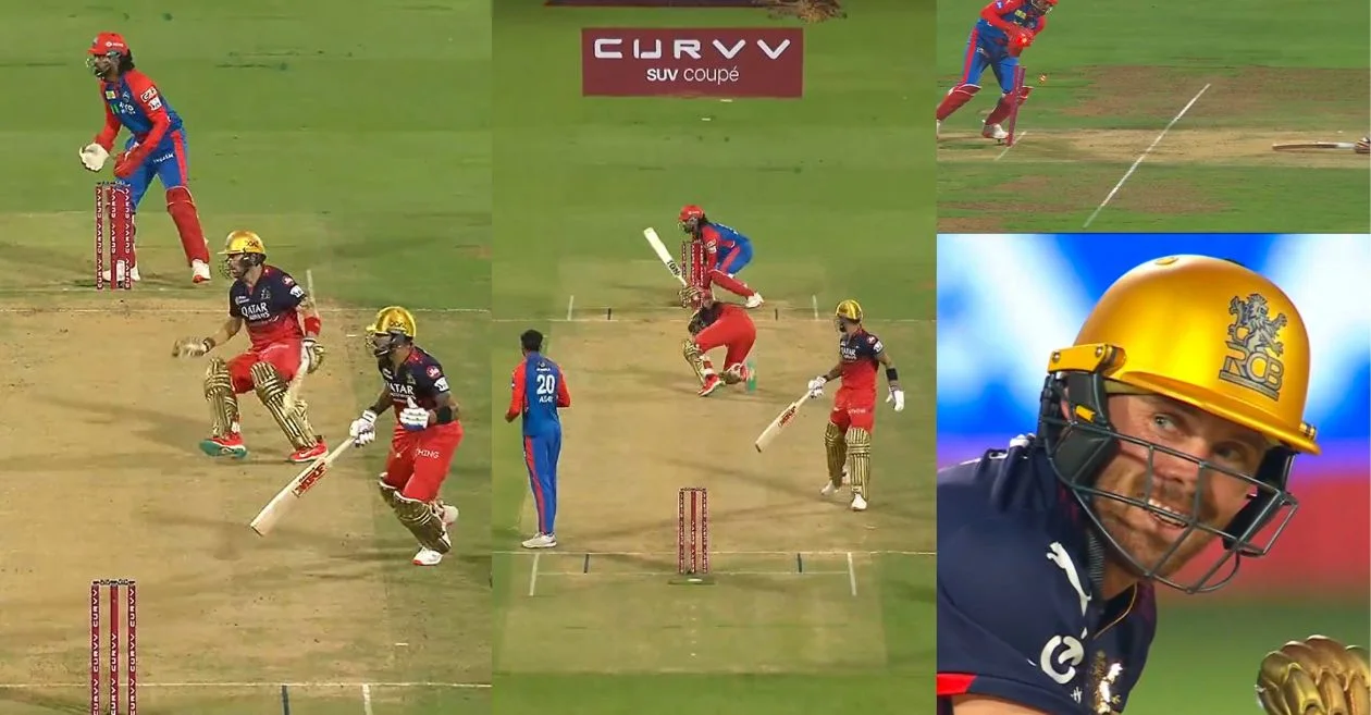 IPL 2025 [WATCH]: Phil Salt gets bizarrely run out after mix-up with Virat Kohli during RCB vs DC clash