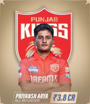 Priyansh Arya IPL auction PBKS tweet
