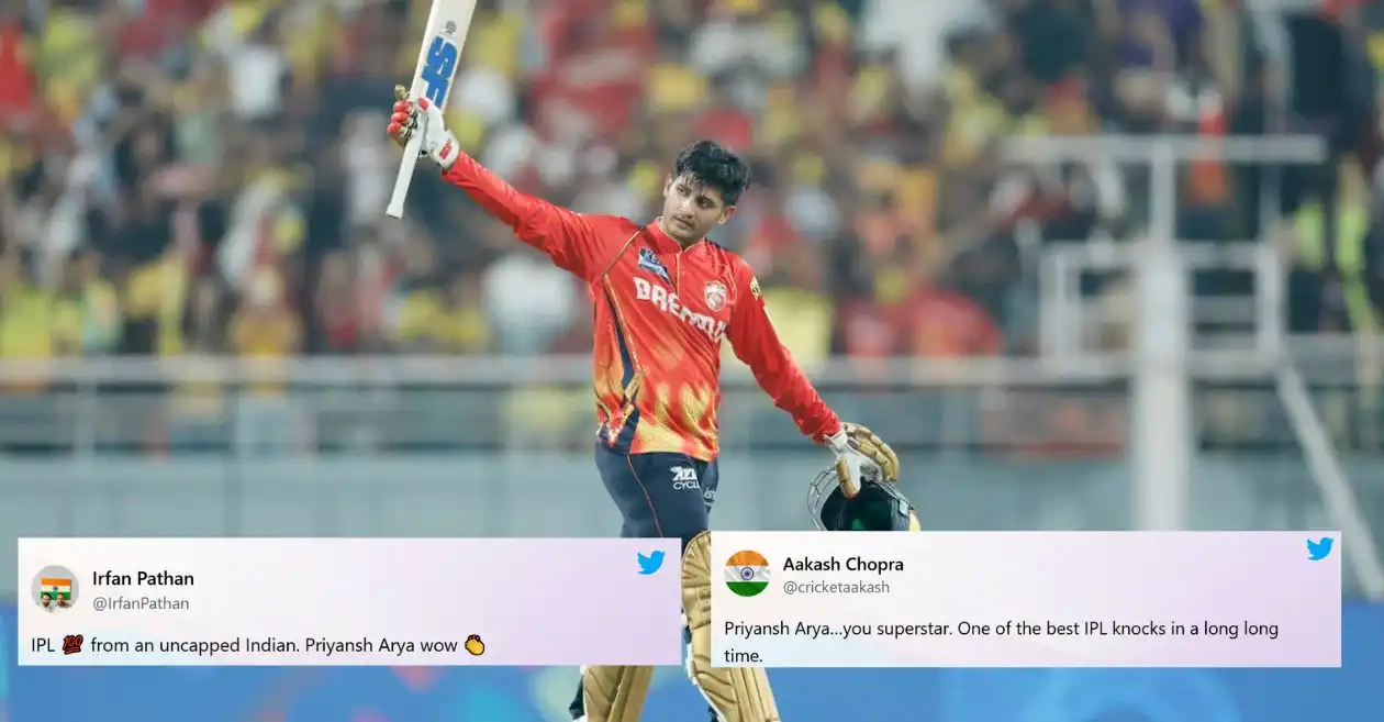 Fans go crazy as Priyansh Arya hits fastest hundred as uncapped player in IPL history