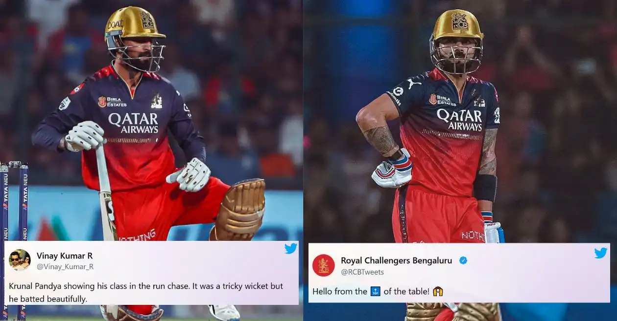 Fans erupt as Krunal Pandya, Virat Kohli lead RCB to stunning win against Delhi Capitals in IPL 2025